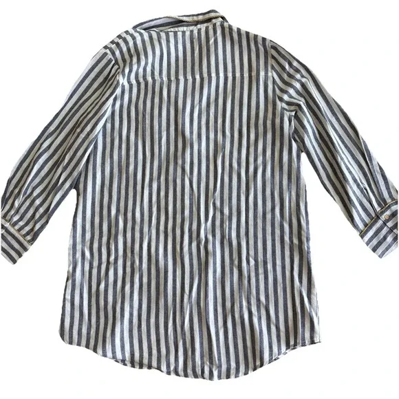 HARRY POTTER Team Hogwarts STRIPED SLEEP SHIRT Dress‎ Pajama L 10-12 Love Lounge - Picture 13 of 13